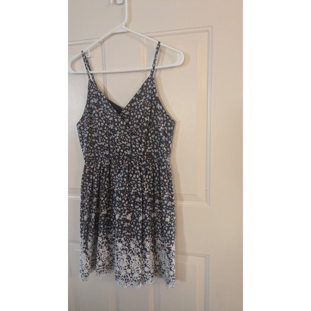 Altar'd State Cosgrove Floral Embroidered Babydoll Y2K Style Strappy Dress Small